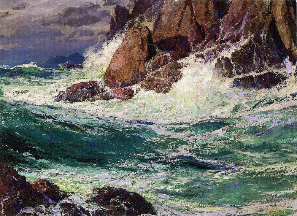 Edward Henry Potthast Stormy Seas